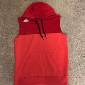 sleeveless hoodie
